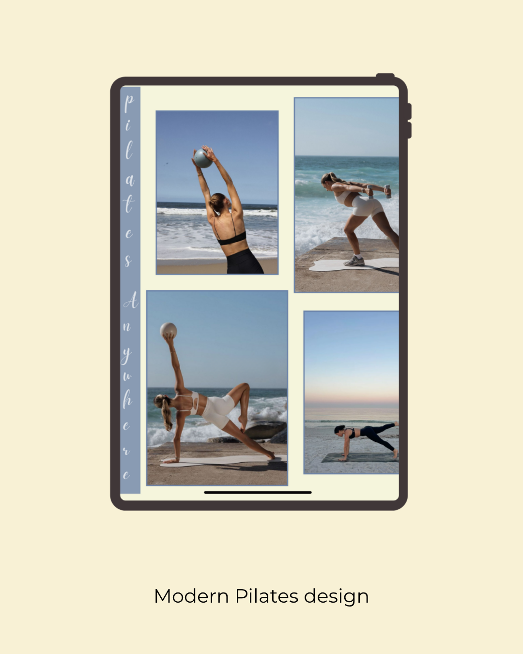 5‑Pack Pilates & Gym Canva Templates